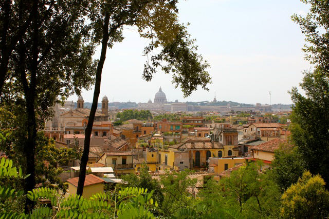 rooftop views from the pincio