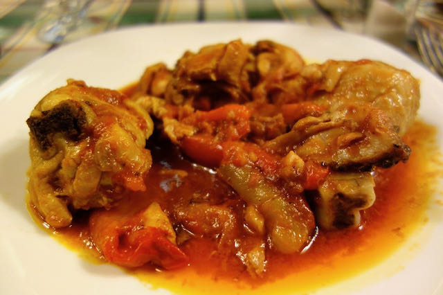 pollo alla romana at osteria suburra
