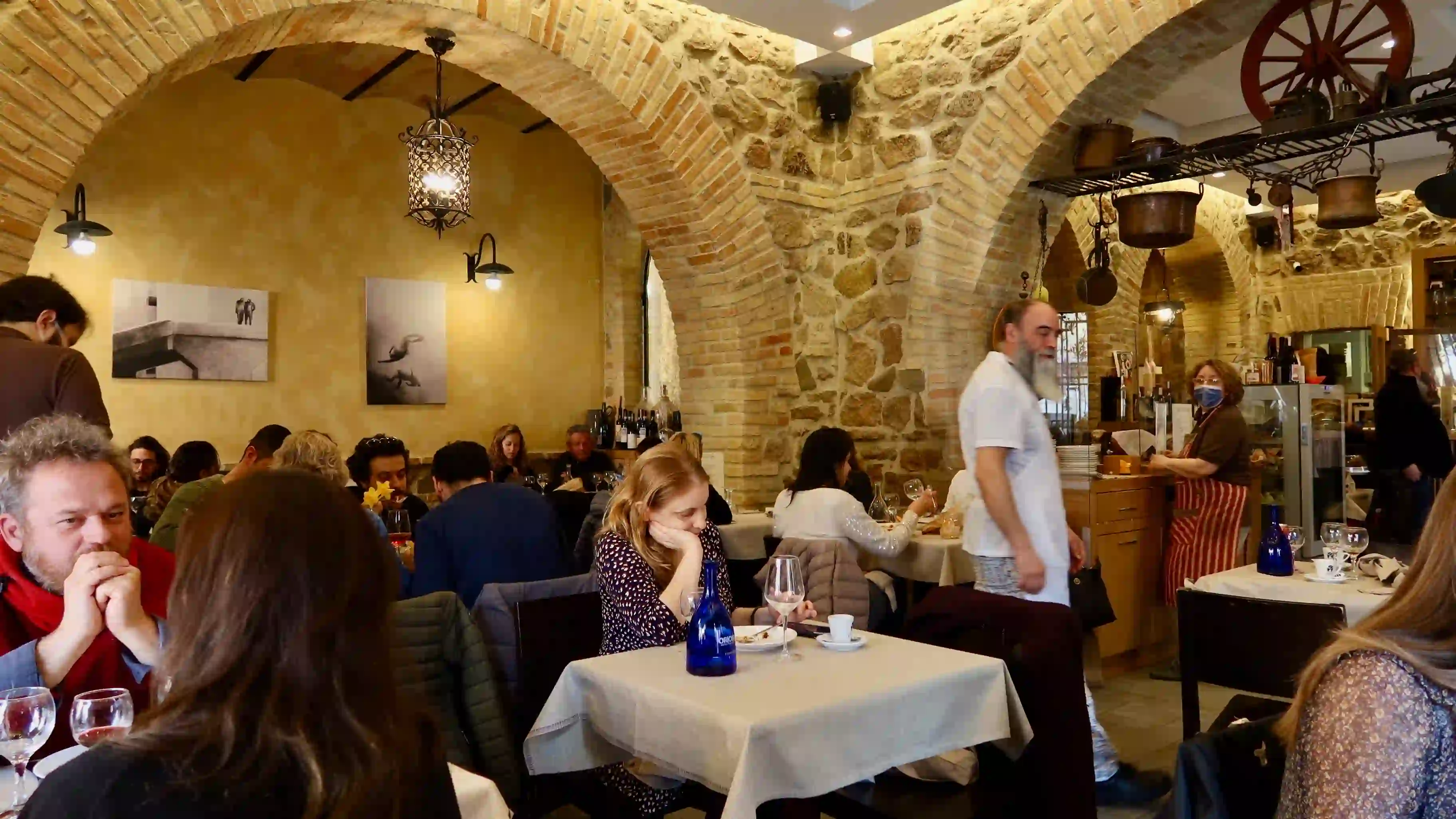 dining room at la tavernaccia tavernaccia da bruno
