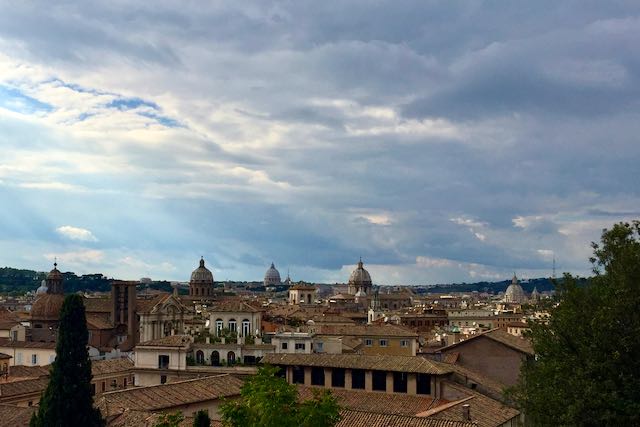 rooftop views from capitoline museums cloudy skies and rome rooftops from capitoline museums roof