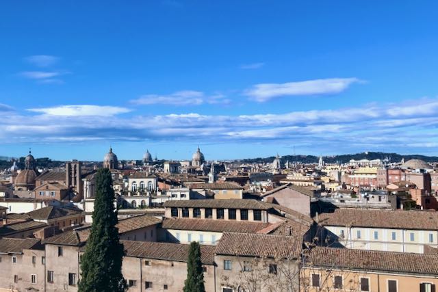 rome rooftops from terrazza caffarelli