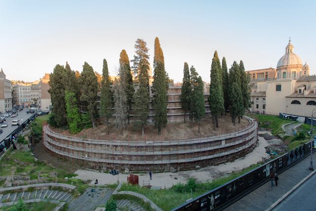 restoration of the mausoleum