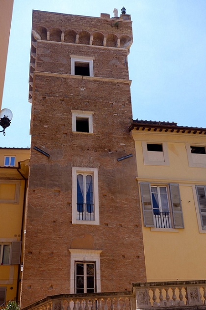 tower with madonna monkey