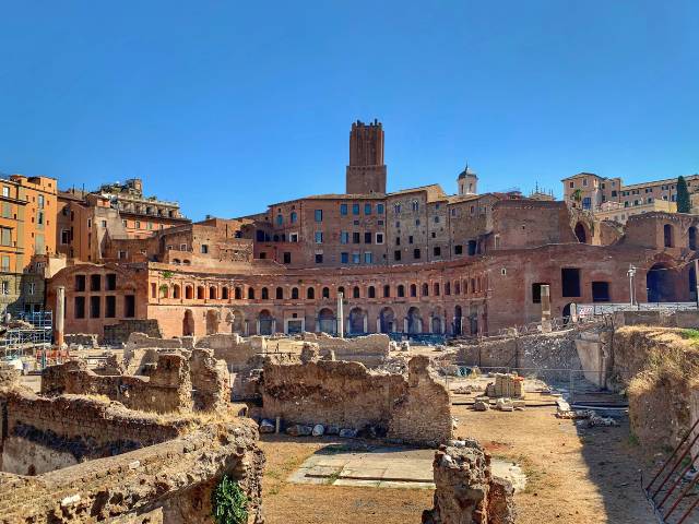 trajans market forum ruins