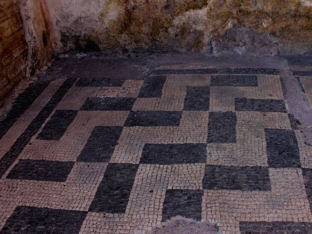 trajans market mosaic floor