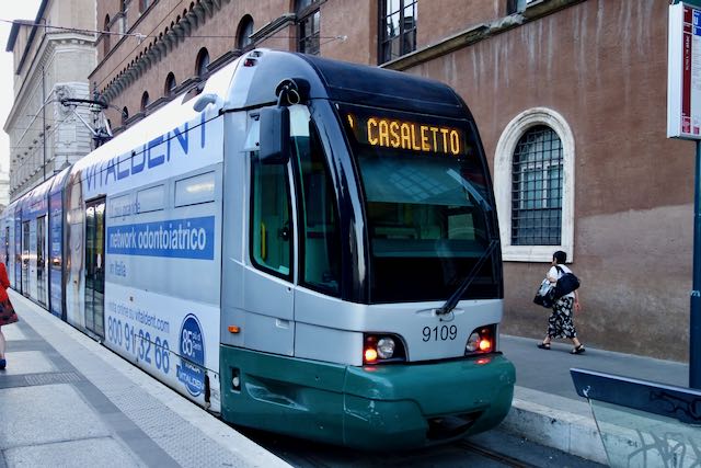 tram in rome