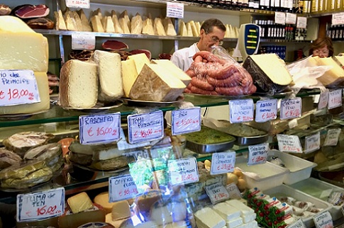 trastevere antica caciara cheese shop