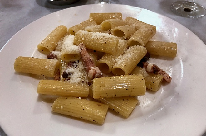 rigatoni alla gricia at lilli