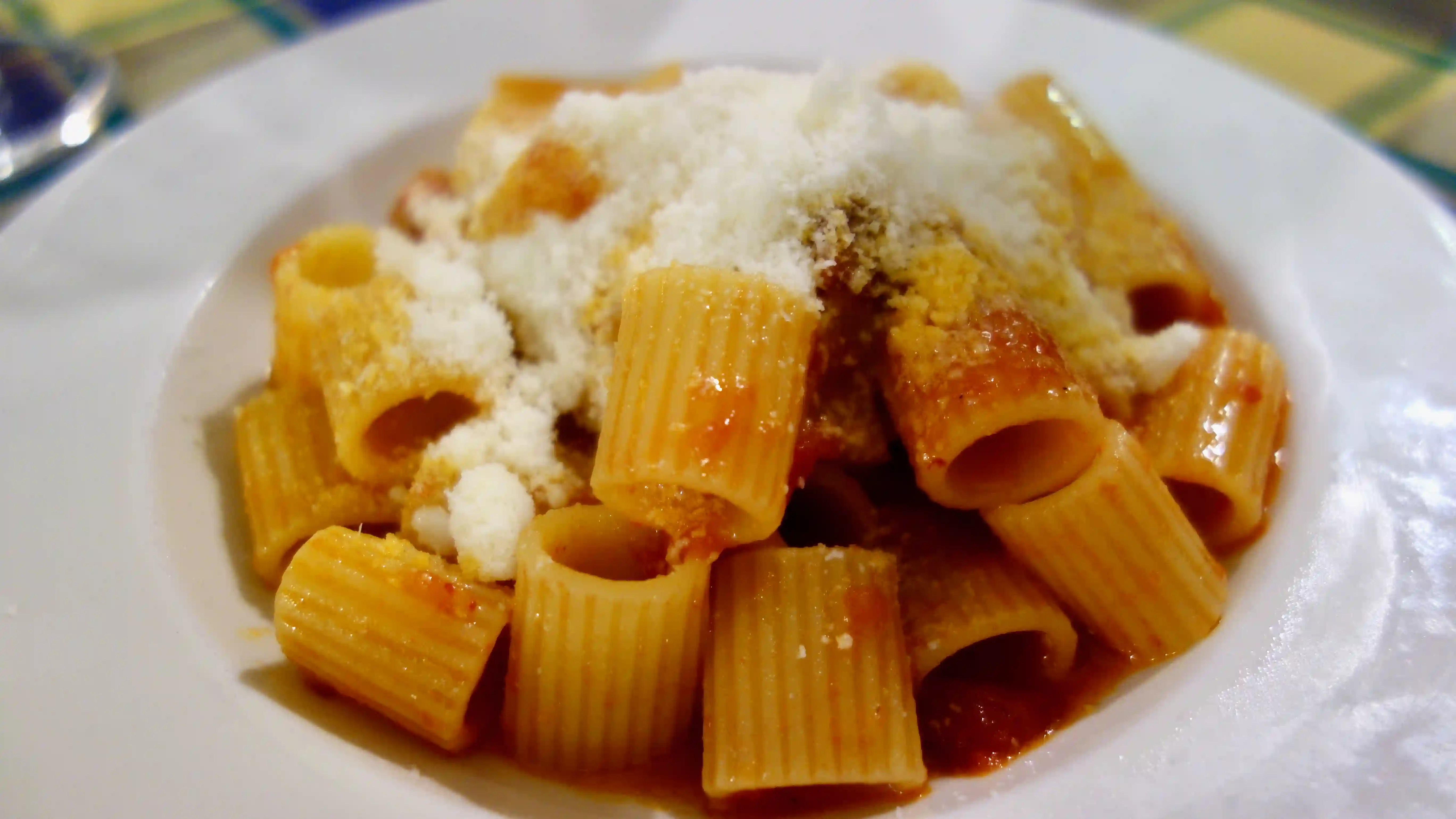 Roman fare at Trattoria Stampa amatriciana trattoria stampa - amatriciana