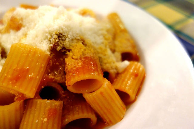 amatriciana at trattoria della stampa