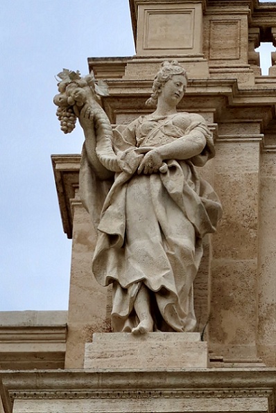 Abundance of fruit trevi fountain history