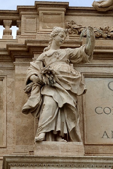 Fertility of crops  trevi fountain history