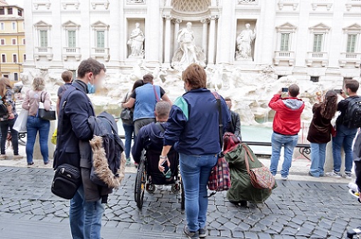 trevi fountain rome wheelchair trevi fountain rome wheelchair