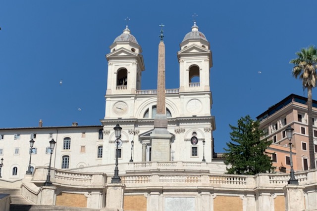 trinita dei monti facade