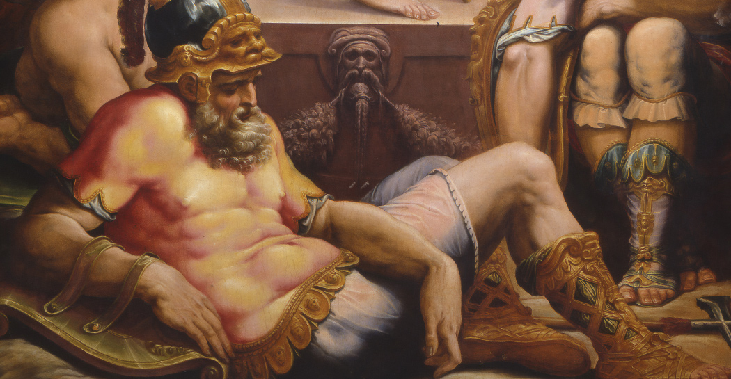 vasari and rome capitoline exhibit image