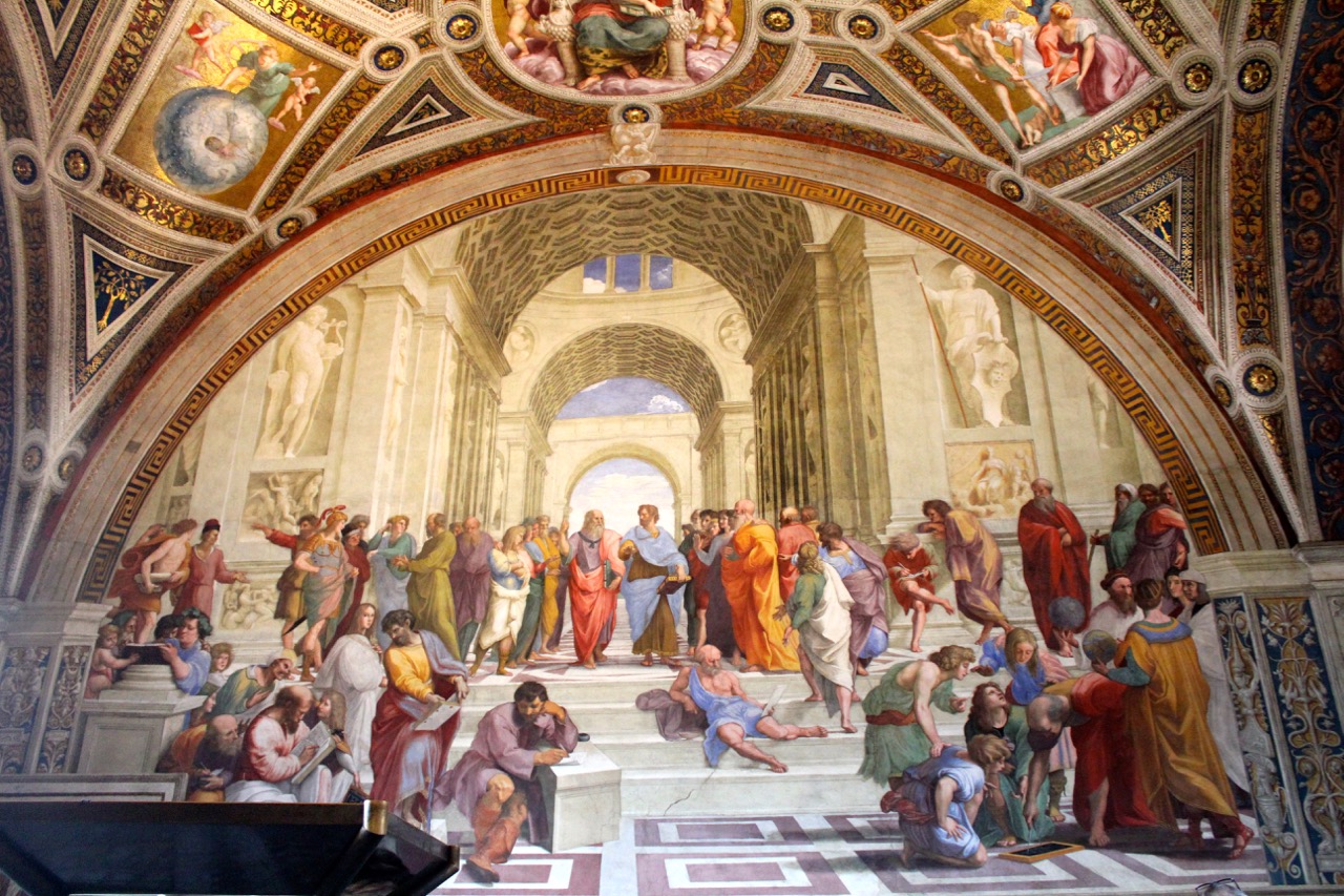 Vatican Museums のラファエロ「アテネの学校」's 