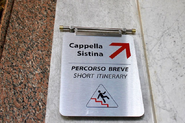 Shortcut to the Sistine Chapel Shortcut to the Sistine Chapel