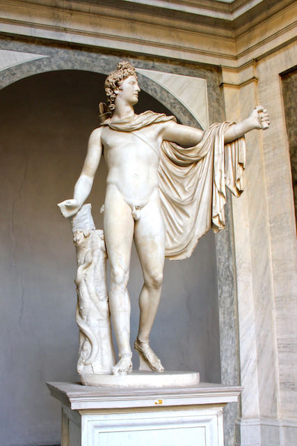 The Apollo Belvedere in Vatican Museums