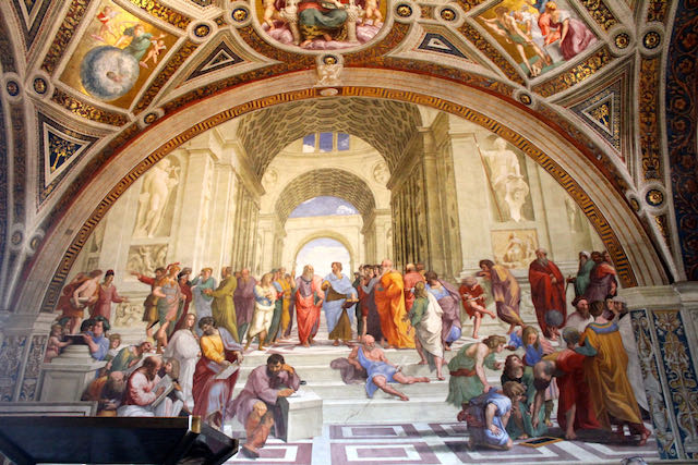 Raphael's "School of Athens" in the Vatican Museums