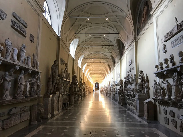 vatican museums new wing corridor