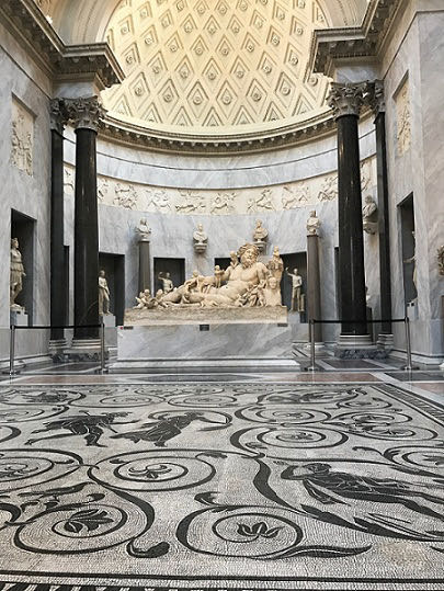 Nile river statue in the Vatican Museums
