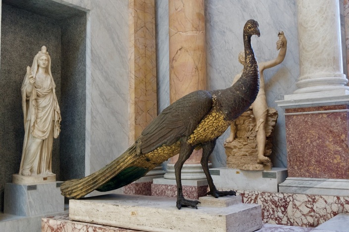 Peacock from Hadrian tomb Peacock from Hadrian tomb