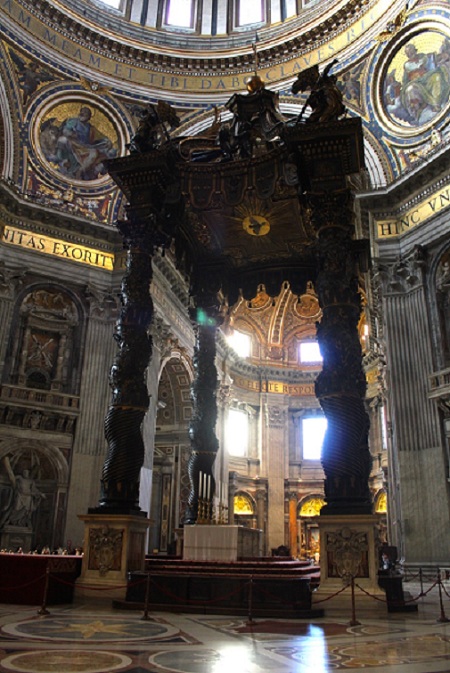 bernini's baldacchino bernini's baldacchino