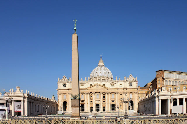 st peter's basilica view from the square st peter's basilica view from the square