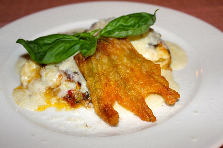 vegetarian lasagne at ditirambo