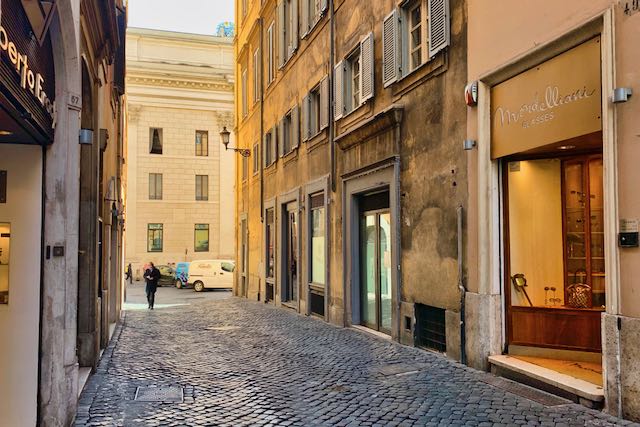 small shopping street near the pantheon small shopping street near the pantheon