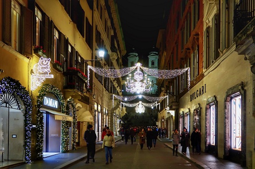 shopping near spanish steps
