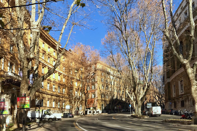 Rome Hotels via veneto winter sunny Rome Hotels via veneto winter sunny