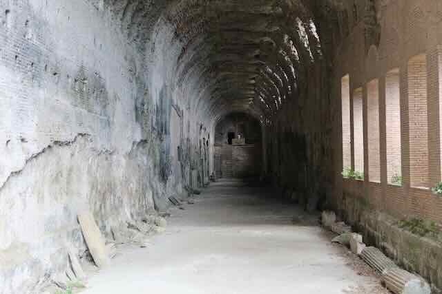 ruins of the Villa of Emperor Domitian