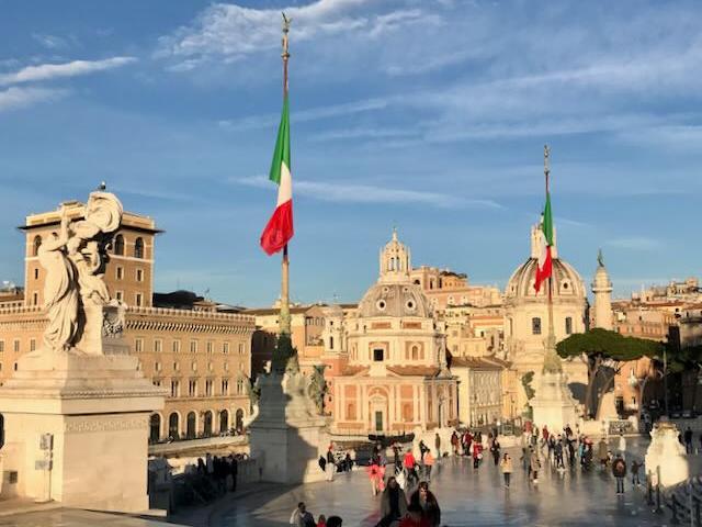 first level of the vittoriano monument