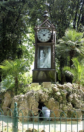 water clock villa borghese